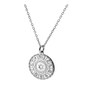 Gargantilla plata charms zodiaco 16mm rodiada Gargantilla plata charms zodiaco 16mm rodiada