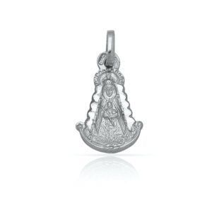 Medalla plata V. del Rocio silueta 11x18mm