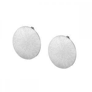 pendientes de plata circulo 3 mm
