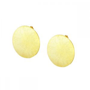 pendientes de plata circulo 3 mm dorados pendientes de plata circulo 3 mm dorados
