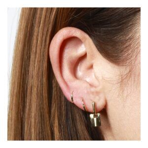 piercing aro 8 - 10 mm Isis puesto