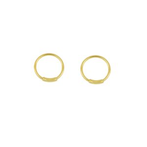piercing oreja aro 10 mm dorado isis piercing oreja aro 10 mm dorado isis