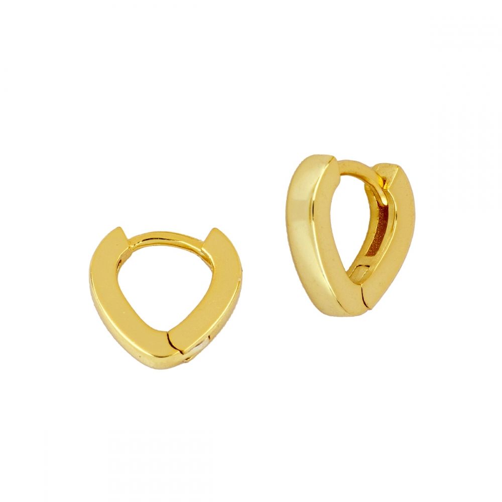 Piercing de oreja de plata triangular - Sense piercing oreja de plata triangular sense dorado