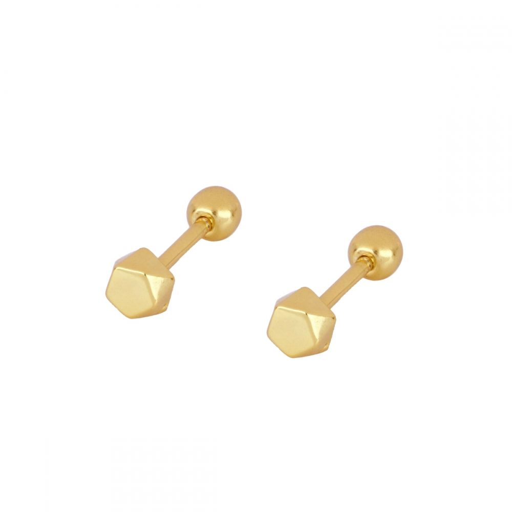 Piercing Oreja hexagonal - Bohéme piercing oreja hexagonal boheme dorado