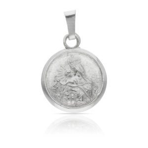 Medalla plata Virgen Carmen 16mm