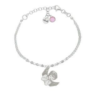 Pulsera Mi vida plata 925 con Angel