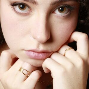 Anillo ondas plata bañada oro 3 micras – Brisia foto Anillo ondas plata bañada oro 3 micras - Brisia foto