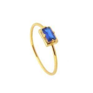 Anillo plata circonita azul – Bluerry Anillo plata circonita azul - Bluerry