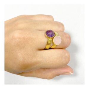 Anillo plata piedra amatista 8mm – Unow foto Anillo plata piedra amatista 8mm - Unow foto