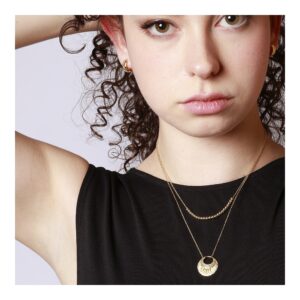 Collar plata 925 colgante luz Hermes 20mm foto Collar plata 925 colgante luz Hermes 20mm foto