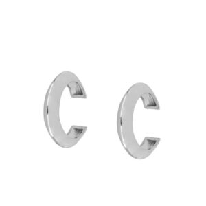 Ear cuff plata aro 3D – Orea rodiada Ear cuff plata aro 3D - Orea rodiada