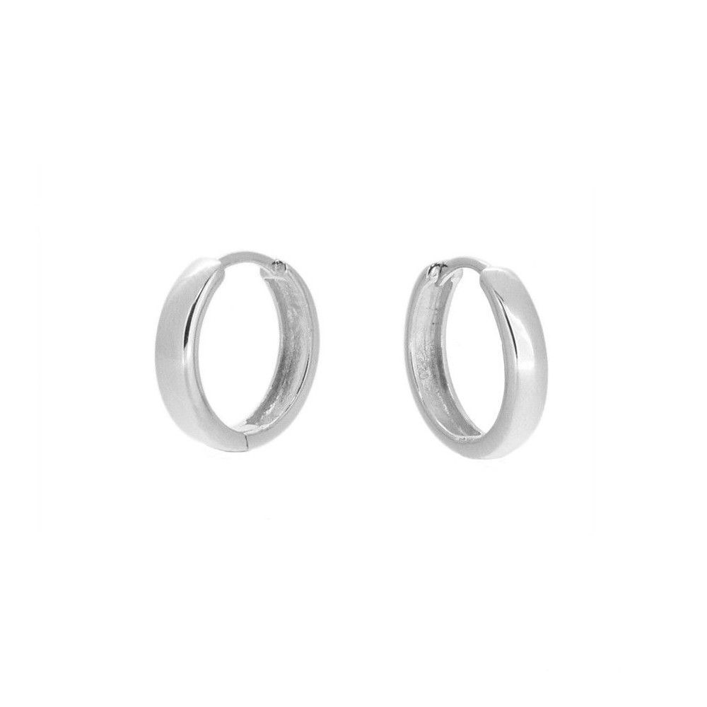 Pendiente aro plata 925 - Stitch Pendiente aro plata 925 - Stich rodiada