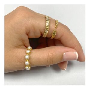 Anillo plata 5 perlas – Winx foto Anillo plata 5 perlas - Winx foto