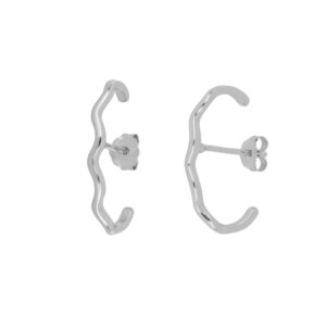 Pendiente plata ancla curva 2×18,50mm rodiada Pendiente plata ancla curva 2x18,50mm rodiada