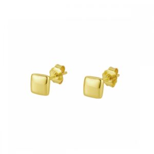 Pendientes basicos plata cuadrado liso 5x5mm Pendientes basicos plata cuadrado liso 5x5mm