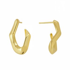 Pendientes plata 925 modelo Ionic 22mm
