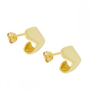 Pendientes plata forma silla inversa - MKT