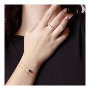 Pulsera plata 925 flor circonitas – Zara foto Pulsera plata 925 flor circonitas - Zara foto