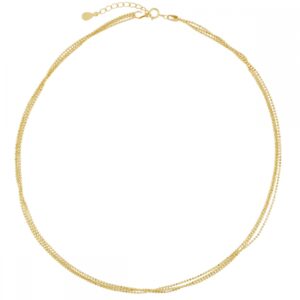 3 cadenas de bolitas diamantadas plata 1mm 3 cadenas de bolitas diamantadas plata 1mm