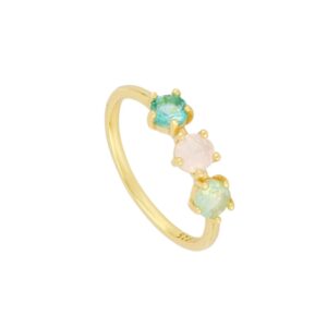 Anillo plata 3 circonitas 4mm – Brunna Anillo plata 3 circonitas 4mm - Brunna