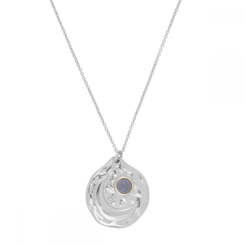 Collar Origins plata colgante luna 16,5mm Collar Origins plata colgante luna 16,5mm rodiada