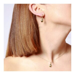 Collar charm gota 2D plata – Lauren foto Collar charm gota 2D plata - Lauren foto