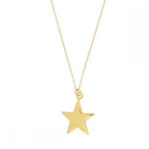 Collar plata charm estrella Biwott 17mm Collar plata charm estrella Biwott 17mm