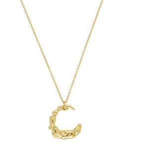 Collar plata charm luna Trival 16mm