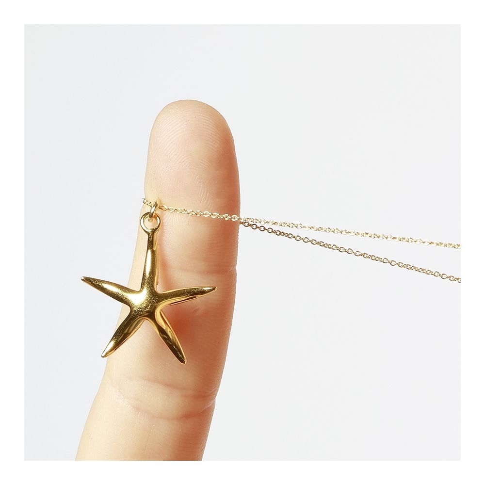 Gargantilla charm estrella mar 22mm plata Ocenic Gargantilla charm estrella mar 22mm plata Ocenic foto
