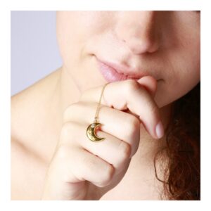 Gargantilla plata charm luna con circonitas – Sunny foto Gargantilla plata charm luna con circonitas - Sunny foto