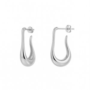 Pendientes Slay plata ley 17x29mm rodiada Pendientes Slay plata ley 17x29mm rodiada