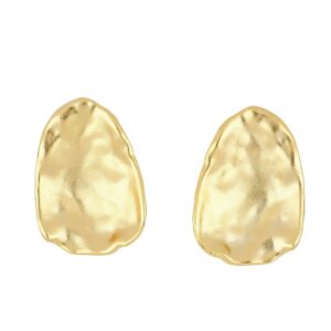 Pendientes plata chapa concava 28x28 - Lake
