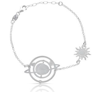 Pulsera motivo universo en plata 925