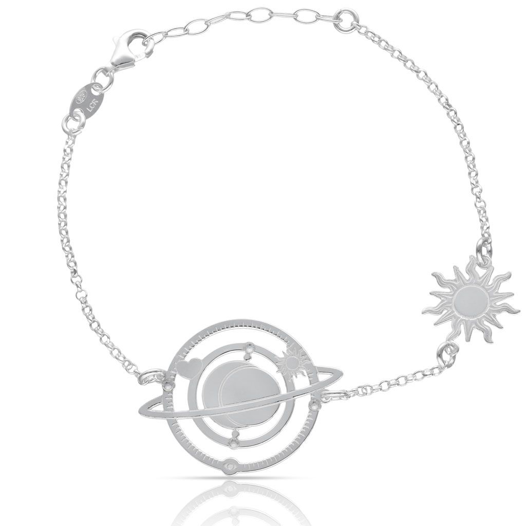 Pulsera motivo universo en plata 925 Pulsera motivo universo en plata 925