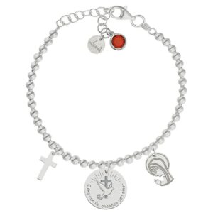 Pulsera personlizada plata Mi religion