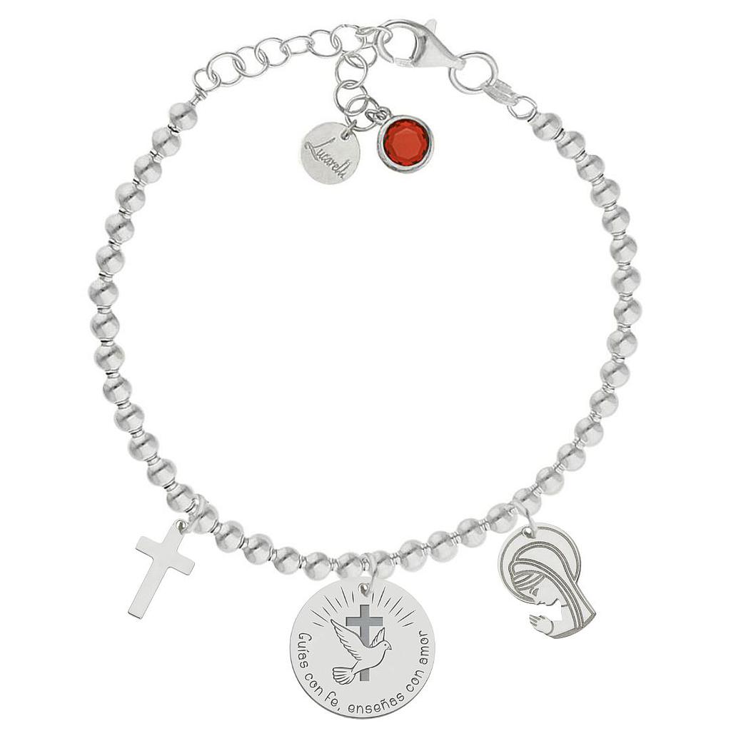 Pulsera personalizada plata Mi religion Pulsera personlizada plata Mi religion