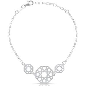 Pulsera plata 925 taracea nazari