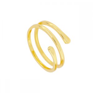 Anillo abierto plata 3 lineas - Glow