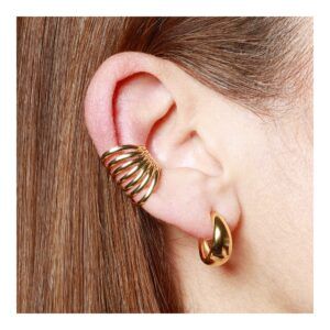 Ear cuff plata 925 lineas lisas – Slay foto 2 Ear cuff plata 925 lineas lisas - Slay foto 2