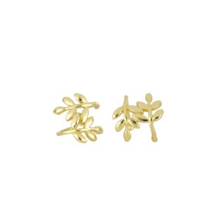 Ear cuff plata doble rama 10x9,5mm