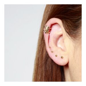 Ear cuff plata doble rama 10×9,5mm foto Ear cuff plata doble rama 10x9,5mm foto