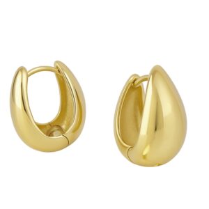 Pendientes aro plata Sansaru 2D bañada oro