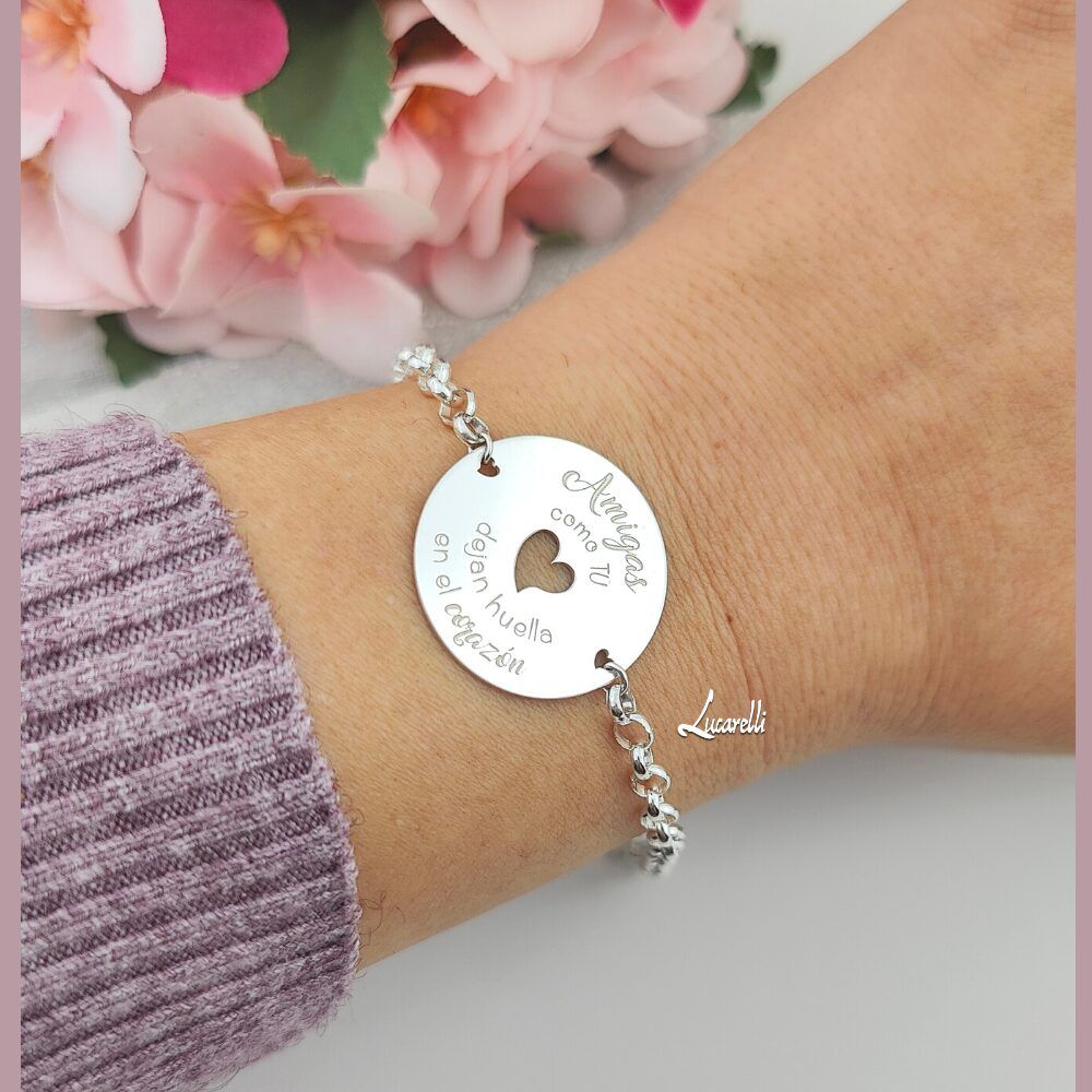 Joyas de plata de la amistad personalizadas: guía para acertar en tu Próximo regalo pulsera personalizada plata de ley