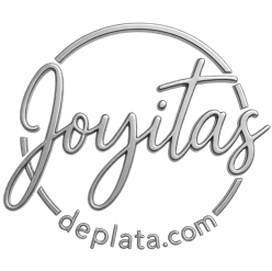 logotipo joyitas de plata metalico 3D