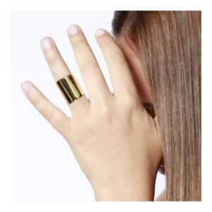 Anillo abierto plata 925 en tubo - Lunaria foto
