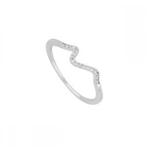 Anillo plata 925 circonitas - Disney rodiada