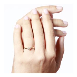 Anillo plata estrella circonitas - Mithy foto
