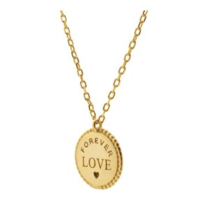 Collar plata colgante Forever Love 10mm Collar plata colgante Forever Love 10mm