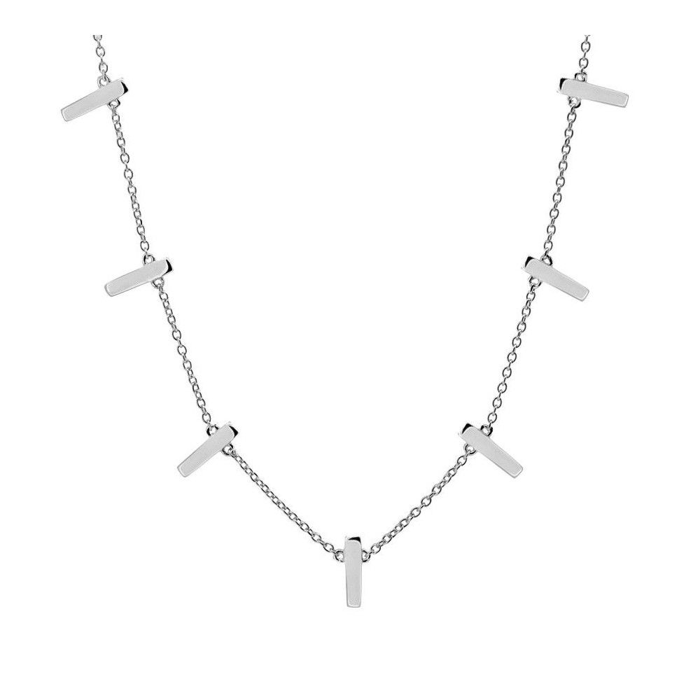Gargantilla mini charms barra plata 925 Gargantilla mini charms barra plata 925 rodiada