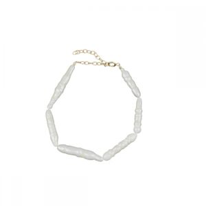 Pulsera Perlas naturales Stick en plata 4x28mm